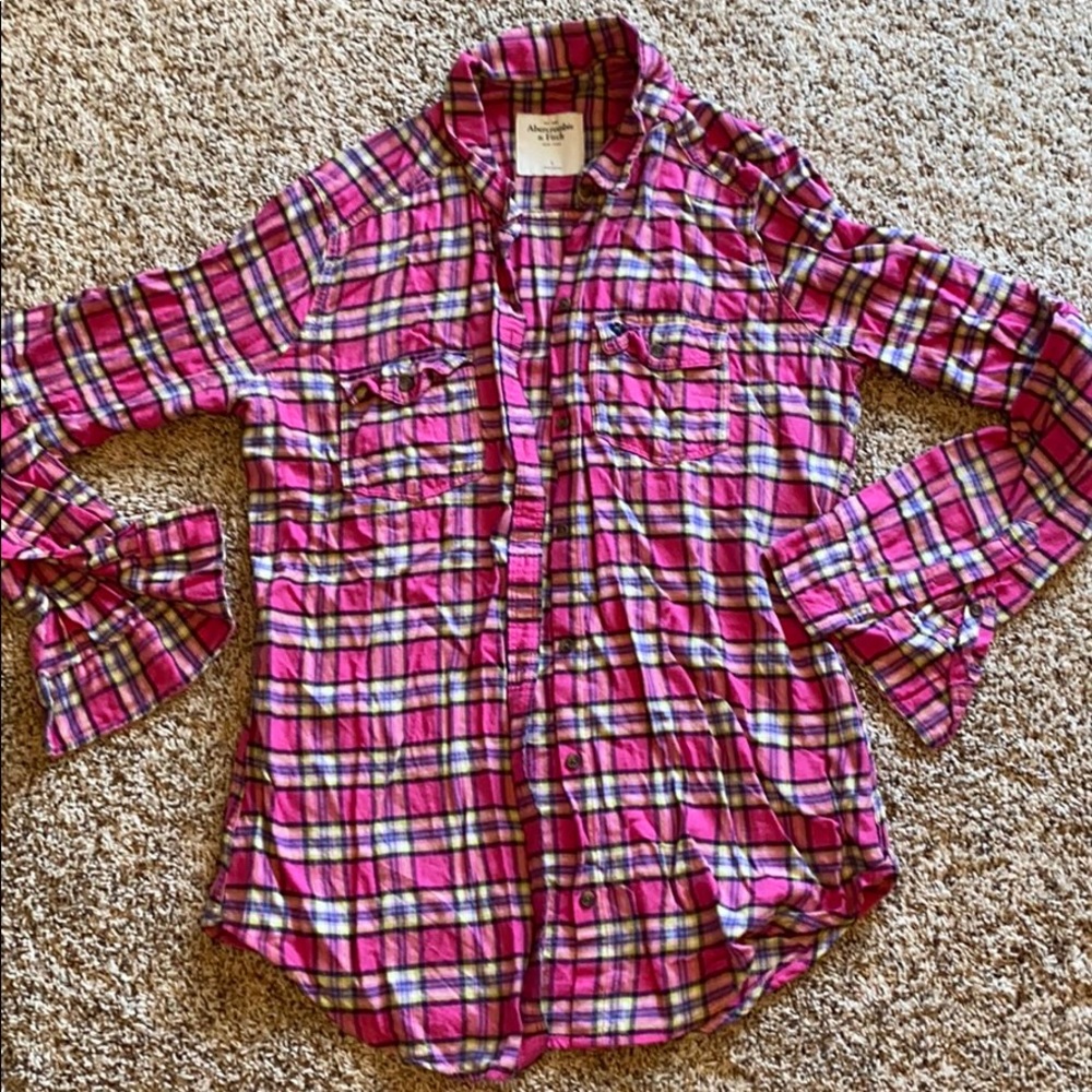 Abercrombie and Fitch button up shirt.